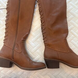 Brown Knee-High Boots